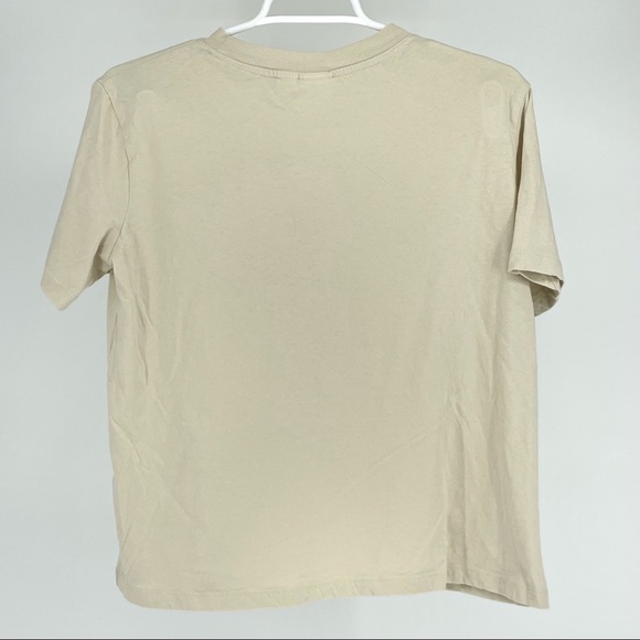 DISNEY X H&M MICKEY MOUSE GRAPHIC T-SHIRT CREAM BLACK RED T-SHIRT - Picture 3 of 5